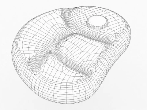 Emoji Red Meat 001 3D Model