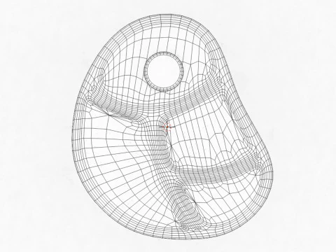 Emoji Red Meat 001 3D Model