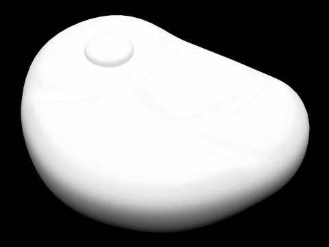 Emoji Red Meat 001 3D Model