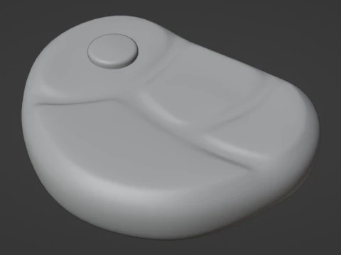 Emoji Red Meat 001 3D Model