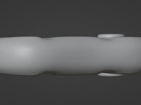 Emoji Red Meat 001 3D Model