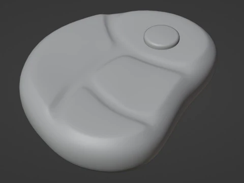 Emoji Red Meat 001 3D Model