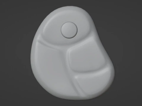 Emoji Red Meat 001 3D Model