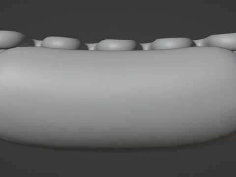 Emoji Hotdog 001 3D Model