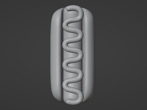 Emoji Hotdog 001 Modèle 3D