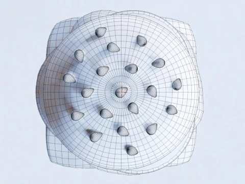 Emoji Burger 001 3D Model