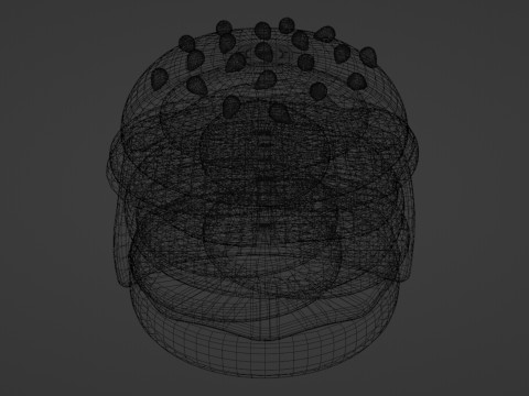 Emoji Burger 001 3Dモデル