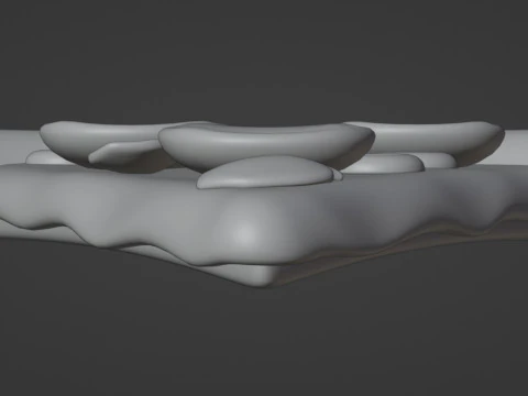 Emoji Pizza 001 3D Model