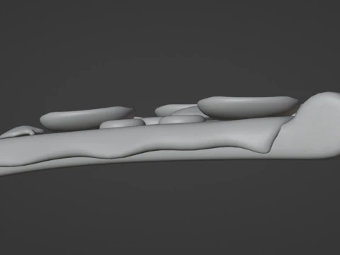 Emoji Pizza 001 3D Model