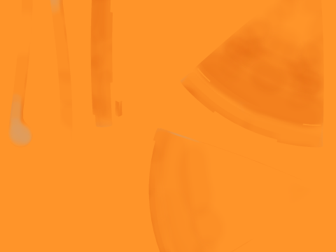 Emoji Pizza 001 3D Model