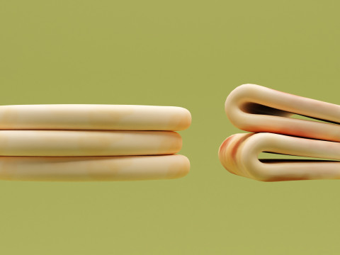 Emoji Flatbread 001 3D 모델