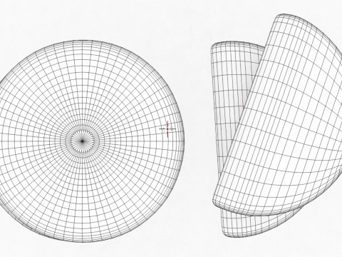 Emoji Flatbread 001 3D 모델