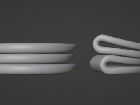 Emoji Flatbread 001 3D Model