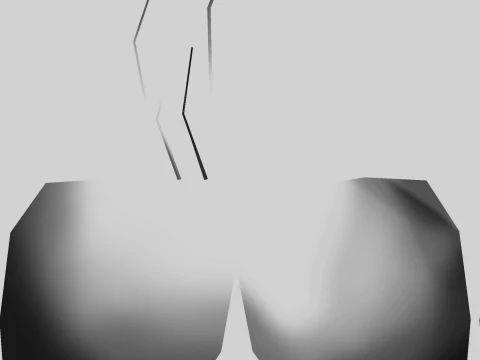 Cigarette Ashtray Match 001 3D Model