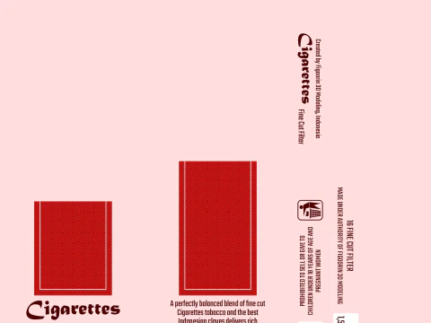 Cigarette Ashtray Match 001 3D Model