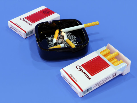 Cigarettes 001 3D मॉडल