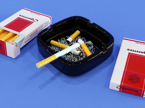 Cigarettes 001 3D मॉडल