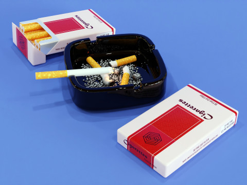 Cigarettes 001 3D मॉडल