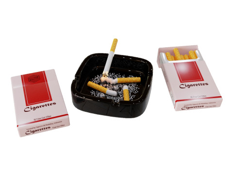 Cigarettes 001 3D मॉडल