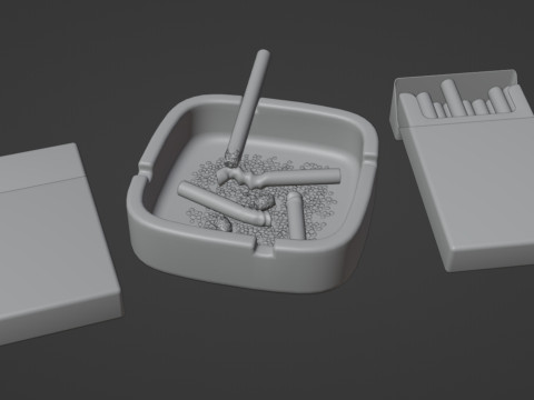 Cigarettes 001 3D मॉडल