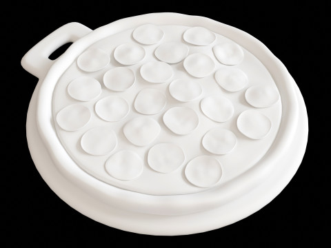 Pizza Pepperoni 001 3D Модель