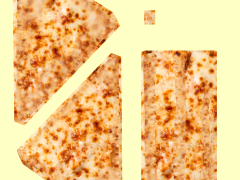 Pizza Pepperoni Slice 001 3D Model