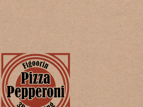 Pizza Pepperoni Slice in Box 001 3D Model