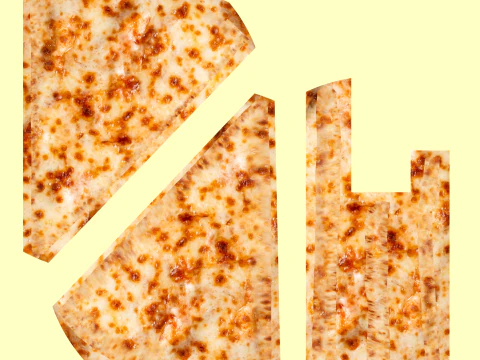 Pizza Pepperoni Slice in Box 001 3D Model