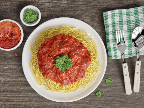 Spaghetti Bolognese 001 3Dモデル
