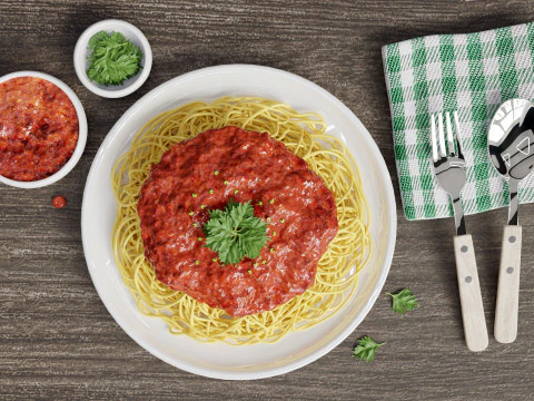 Spaghetti Bolognese 001 3D Model
