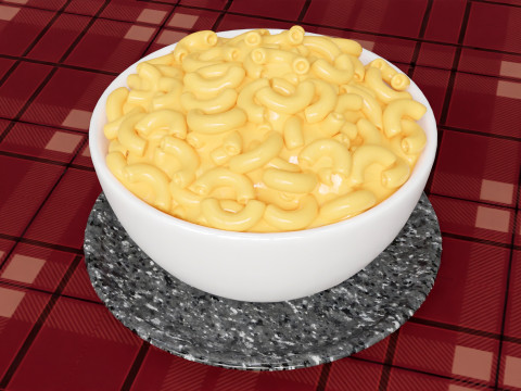 Mac and Cheese 001 Modelo 3D