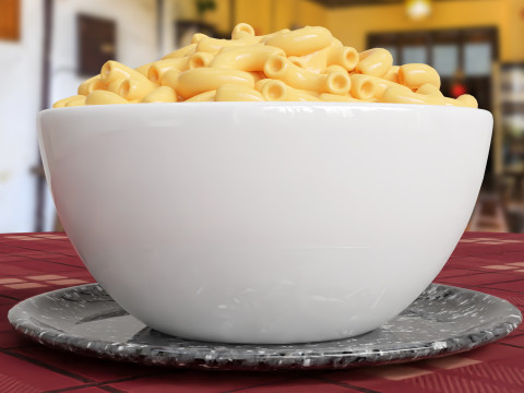 Mac and Cheese 001 Modelo 3D