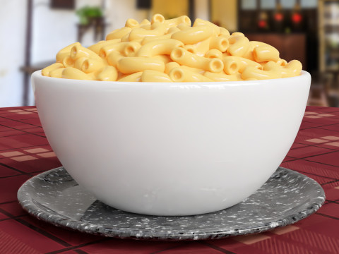 Mac and Cheese 001 Modelo 3D