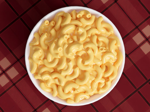 Mac and Cheese 001 Modelo 3D