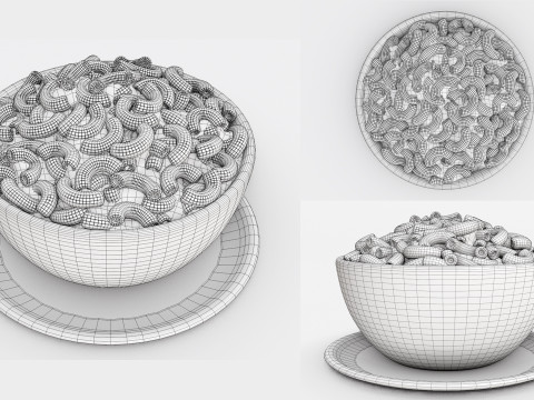 Mac and Cheese 001 Modelo 3D