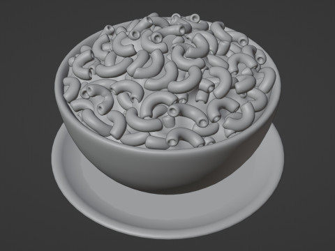 Mac and Cheese 001 Modelo 3D