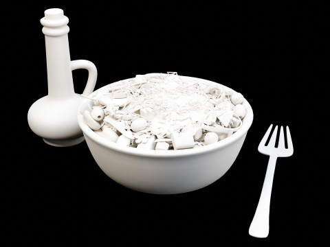 Salad 001 Modello 3D