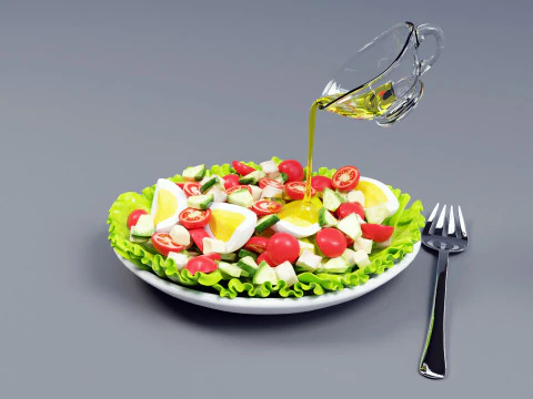 Salad 002 3D Model