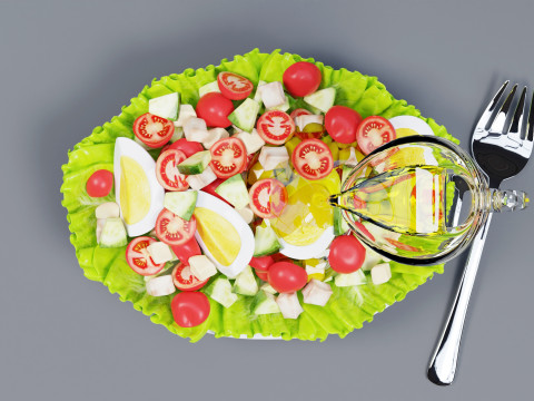 Salad 002 3D Model