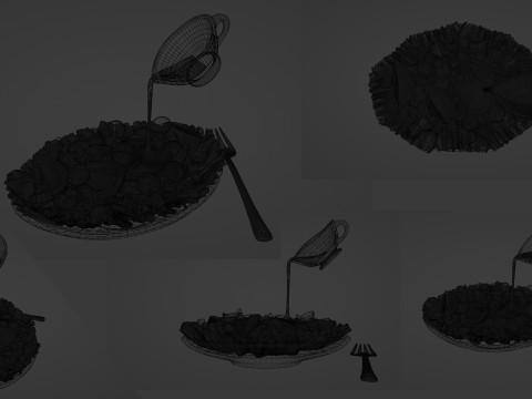 Salad 002 3D Model