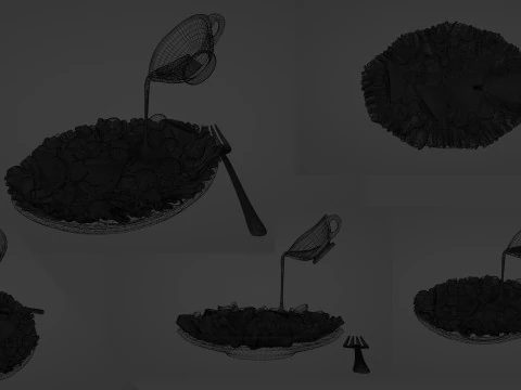 Salad 002 3D Model