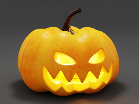 杰克南瓜灯 002 3D 模型