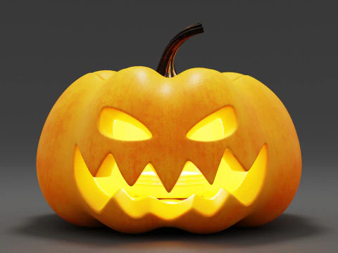 Jack O Lantern 002 3D Modell