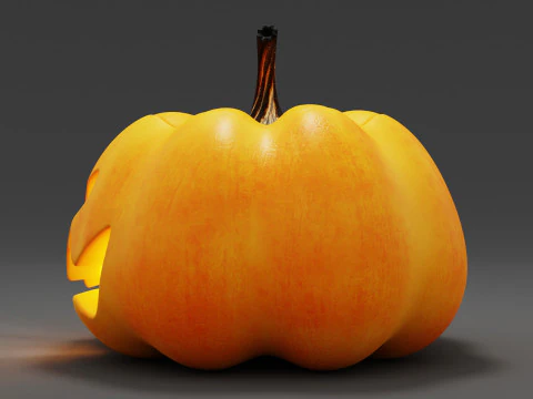 Jack O Lantern 002 3D Modell