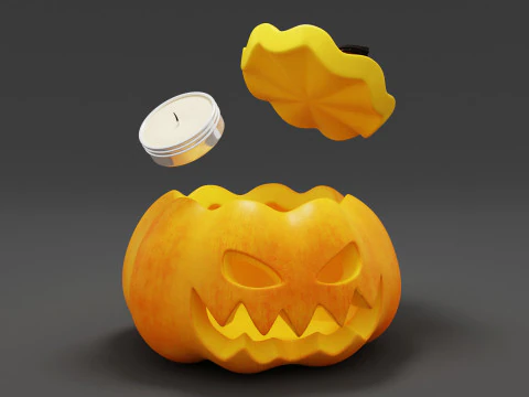 Jack O Lantern 002 3D Modell
