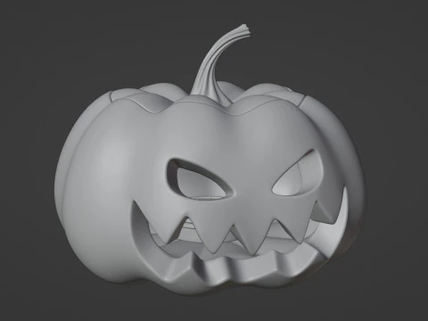 Jack O Lantern 002 3D Modell