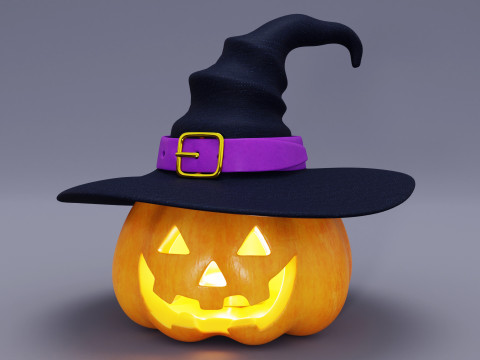 Jack O Lantern 003 Model 3D