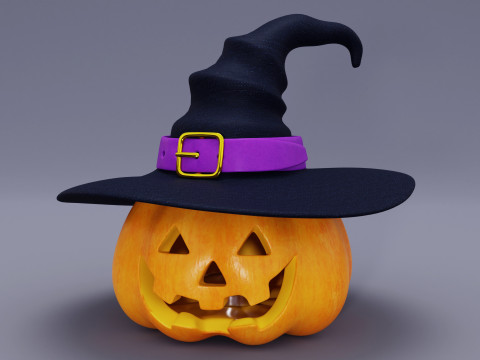 Джек О Ліхтар 003 3D Модель