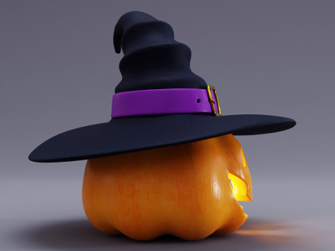 Джек О Ліхтар 003 3D Модель