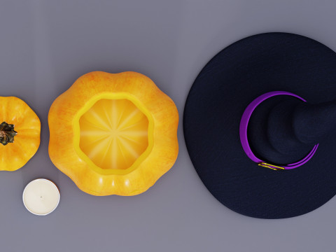 Джек О Ліхтар 003 3D Модель